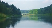 Мост через реку Москву вблизи старой Рузы -финиш